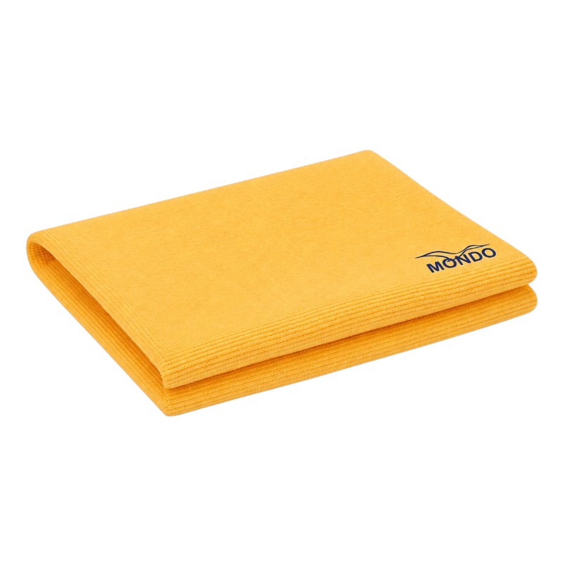Microvezel vaatdoek - oranje met Mondo-logo - 40 x 75 cm